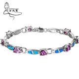 Opal Purple CZ Bracelet for Women SL208