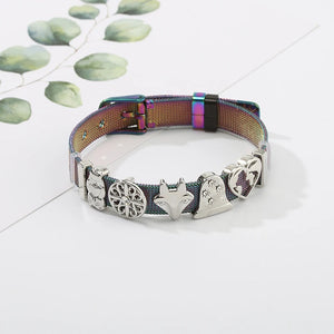 Silver Plated Animal Charm Beads for Stainless Steel Bracelets