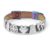 Silver Plated Animal Charm Beads for Stainless Steel Bracelets