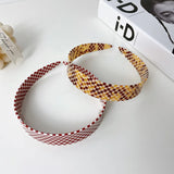 Wide Human Hair Headband for Women - PVC Acetate Headband