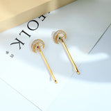 Zircon Moon Hairpin For Women Wedding Date Gift