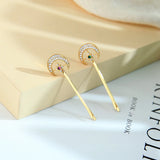 Zircon Moon Hairpin For Women Wedding Date Gift
