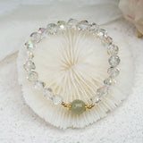 Geometric Natural Hetian Jade Crystal Bracelet for Women