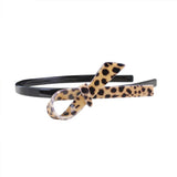 Leopard Print Headband With Teeth Bow Hair Headband For Women
