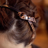 Leopard Print Headband With Teeth Bow Hair Headband For Women