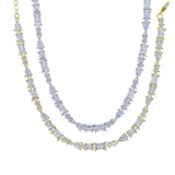 Arrival CZ Crystal Tennis Chain Anklets for Women - Silver