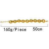 Metal Hoops Necklace Exaggerated Necklaces