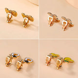 Moon Shape Cat Ear Clip Earrings for Girls Party
