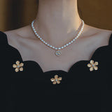 Sweet Temperament Freshwater Pearl 14k Filled Pendant Necklace