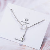 Tassel Hollow Cat Bell Bracelet 925 Sterling Silver Jewelry