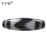 Tiger Teeth Dzi Beads for DIY Jewelry Oval 38x12mm 1PC