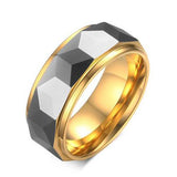 Tungsten Carbide Men Wedding Band Ring 8mm