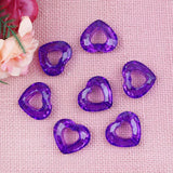 Acrylic Heart Beads DIY Jewelry Findings 33*30mm 28*25mm
