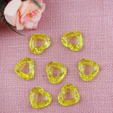 Acrylic Heart Beads DIY Jewelry Findings 33*30mm 28*25mm