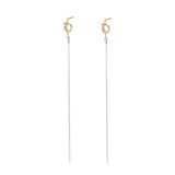925 Silver Long Tassel Earrings Light Jewelry Gift for Her