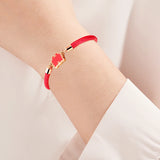 Creative Tiger Year Magnet Bangle Lucky Red Rope Bracelet