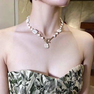Baroque Freshwater Pearl 14K Filled Necklace