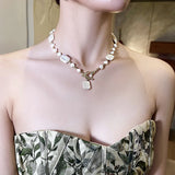 Baroque Freshwater Pearl 14K Filled Necklace