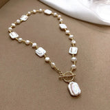 Baroque Freshwater Pearl 14K Filled Necklace