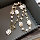 Baroque Freshwater Pearl 14K Filled Necklace