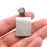 Arrival Unisex Stainless Steel Big Stone Pendant Chain