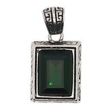 Arrival Unisex Stainless Steel Big Stone Pendant Chain