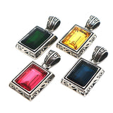 Arrival Unisex Stainless Steel Big Stone Pendant Chain
