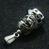Arrival Unisex Stainless Steel Biker Bell Pendant