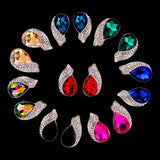 Vintage Silver Plated Clip on Earrings for Women Party Anti-allergy