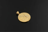 Vintage 18K Taj Mahal Pendant Necklace