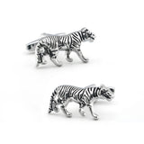 Walking Tiger Cuff Links Brass Men's Cufflinks