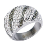 Arrival Water wave CZ Stainless Steel Wedding Ring