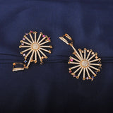 Arrival Earring Austria Multicoloured CZ Clip Earrings GLE6095