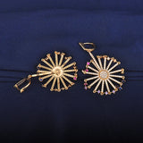Arrival Earring Austria Multicoloured CZ Clip Earrings GLE6095