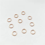 Arrival Wire Rose Colorwire Circle Round Closing Ring For Charms