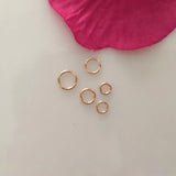 Arrival Wire Rose Colorwire Circle Round Closing Ring For Charms