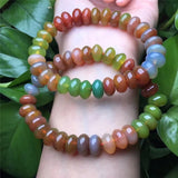 Salt flat agate Abacus Beads Bracelets Natural Stone Tibetan Buddhist Bracelet