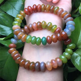 Salt flat agate Abacus Beads Bracelets Natural Stone Tibetan Buddhist Bracelet