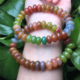 Salt flat agate Abacus Beads Bracelets Natural Stone Tibetan Buddhist Bracelet