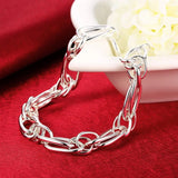 Arrival Women Jewelry 925 Sterling Silver Bracelet Link Chain Bracelet Gift