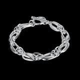 Arrival Women Jewelry 925 Sterling Silver Bracelet Link Chain Bracelet Gift