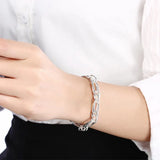Arrival Women Jewelry 925 Sterling Silver Bracelet Link Chain Bracelet Gift