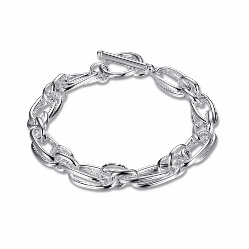 Arrival Women Jewelry 925 Silver Bracelet Link Chain Gift