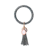 Women Tassel Keychain Wristlet Sublimation Bracelet