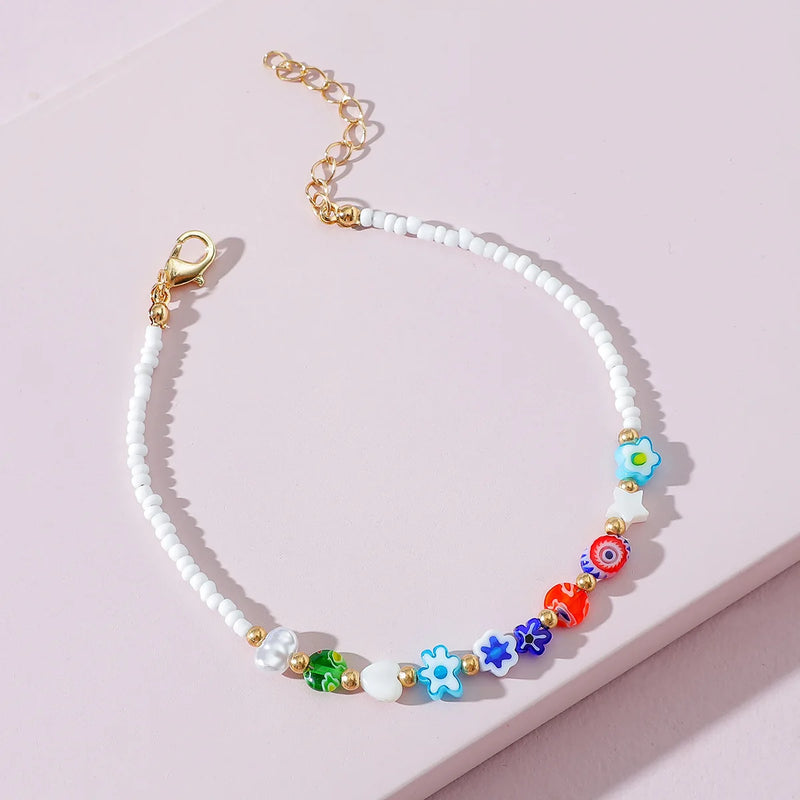 Arrival Women Summer Stone Beads Shell Anklet