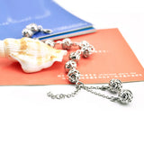 Arrival Women's 925 Silver Bohemian Ball Bracelet 10MM