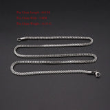Stainless Steel Cross Necklace 60CM Chain Pendant Screw Cross Men's Necklace