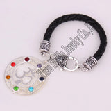 OM Yoga Crystal Healing Reiki Pendant Bracelet