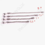 Arrival Fashion Rhodium Plated Chain Lobster-Claw-Clasps