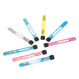 8pcs PVC Adjustable Safety Wrist Band for Kids